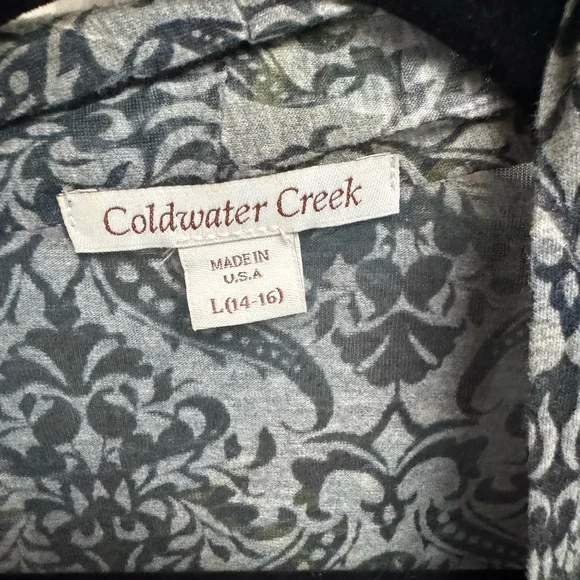 Coldwater Creek Burnout Cardigan - Picture 2 of 5